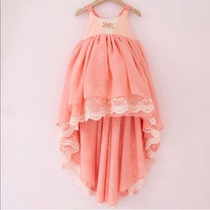 ⚡️MOVING SALE ⚡️ Pleiades Design peach Eliza dress ⚡️MOVING SALE ⚡️